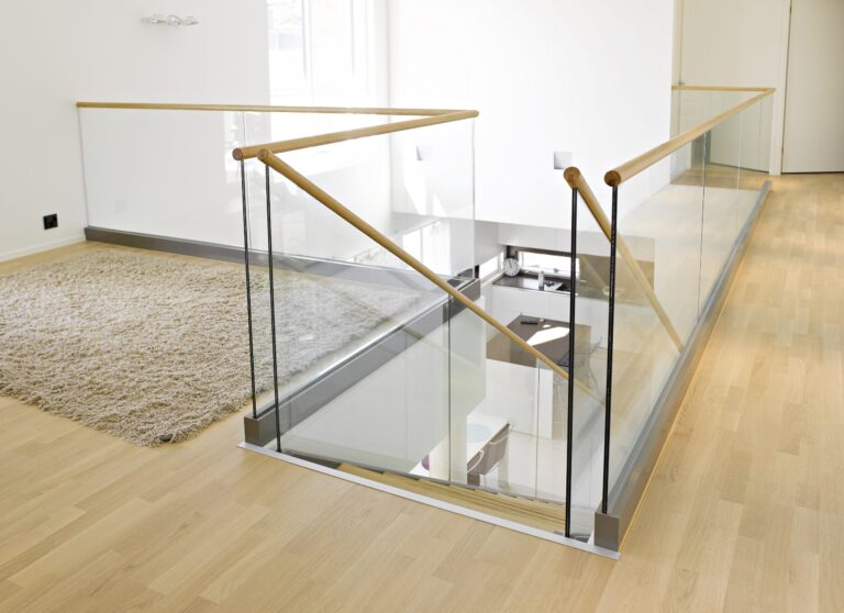 recent project of glass handrails kerala